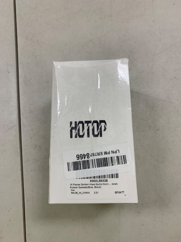 Photo 1 of 16 Pieces Garden Hose Quick Connector 3/4 Inch Plastic Water Hose Fittings Male and Female Connectors End Adapters with 10 Pieces Rubber Gaskets(Blue, Black)