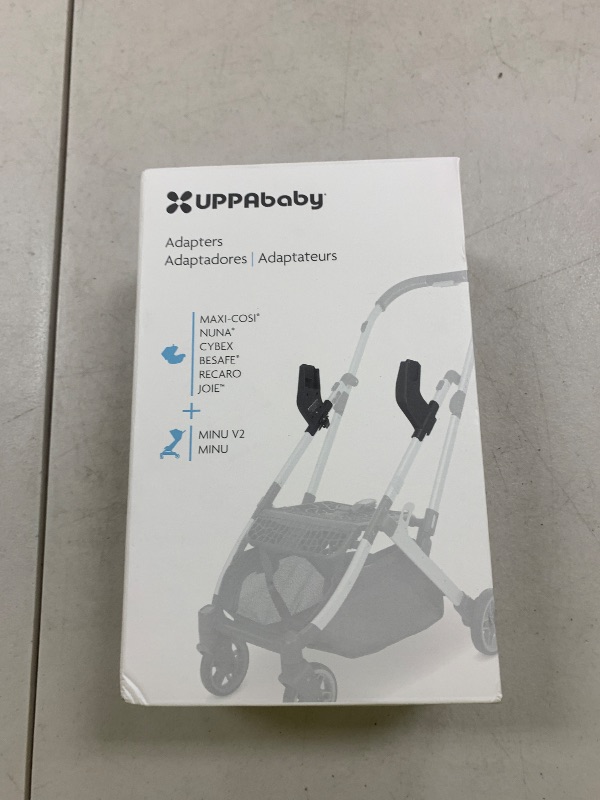 Photo 1 of UPPAbaby Car Seat Adapter for Minu and Minu V2 / Compatible with Maxi-COSI, Nuna and Cybex Infant Car Seats/Quick + Secure Attachment / 1 Set