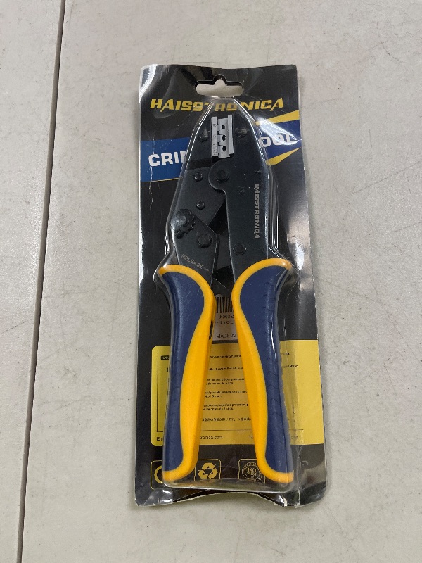 Photo 1 of haisstronica Crimping Tool for Solar Connectors - AWG 14 12 10 Ratchet Wire Crimper Tool