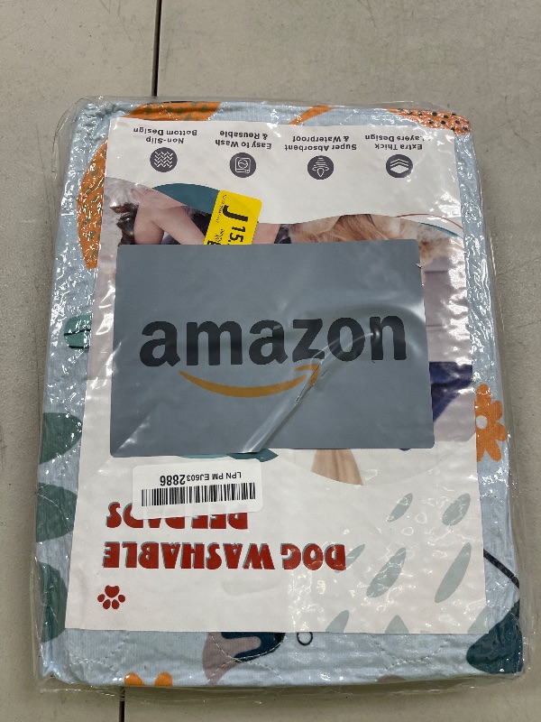 Photo 1 of Washable Pee Pads for Dogs, 2 Pack Large 36"x41" Super Absorbent Reusable Training Pads, 100% Waterproof Non-Slip, Whelping & Playpen Indoor Dog Cage Pads Pet Mat Dog Supplies