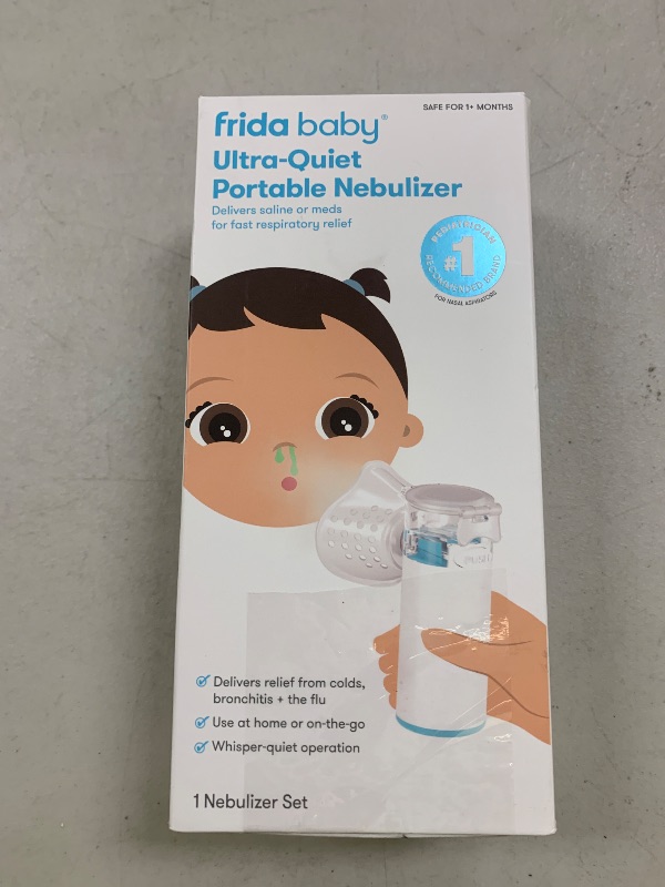Photo 1 of Frida Baby Nebulizer for Babies, Portable Nebulizer for Kids, Babies, Infants & Adults, Ultra-Quiet Handheld Nebulizer with Mask + Diffuser, Congestion + Flu Relief