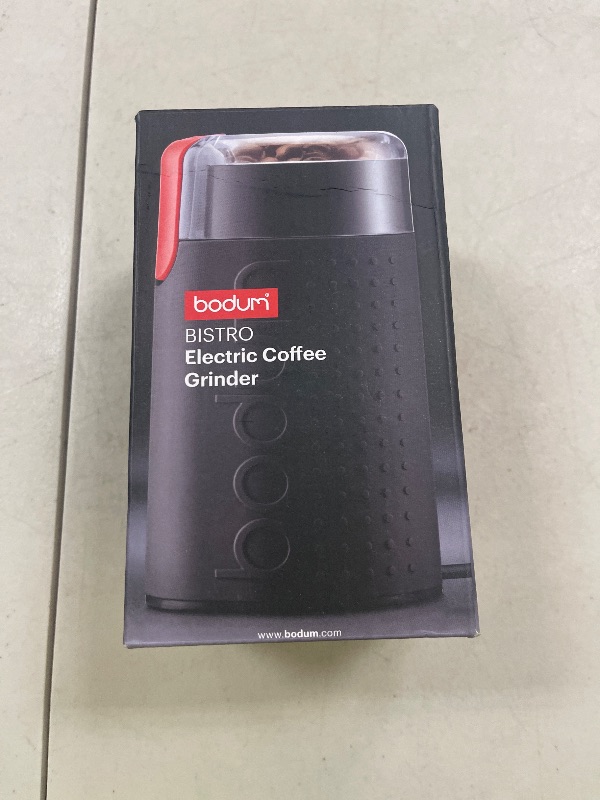 Photo 1 of Bodum Bistro Electric Blade Coffee Grinder, Black