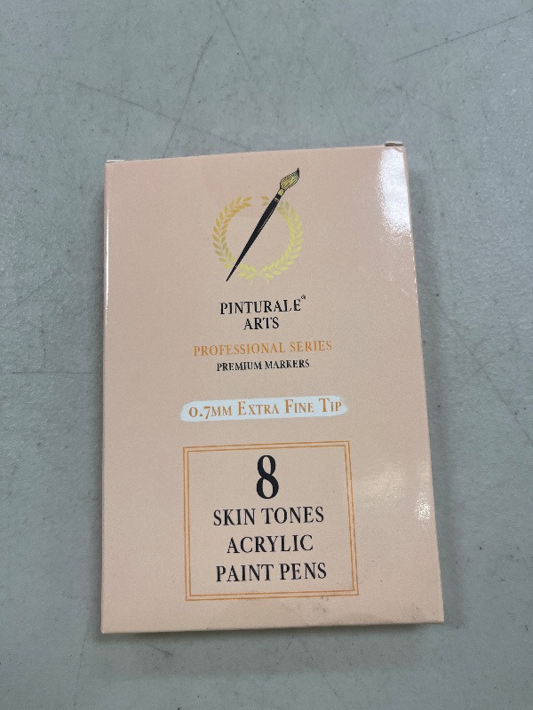 Photo 1 of Pinturale Arts® 8 Acrylic Paint Markers Skin Tone Fine Tip 0,7mm | Acrylic Paint Pens Skin Tones For Coloring, Ceramics, Rock Painting, Glass, Wood, Canvas, Metal