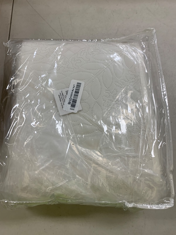 Photo 1 of FLYMME Full Queen Quilt Bedding Set,Lightweight Beige White Bedspreads,Vintage Olive Leaf Design,Ultra Soft Microfiber Bed Coverlet 3 Pieces for All-Season (1 Quilt,2 Shams)