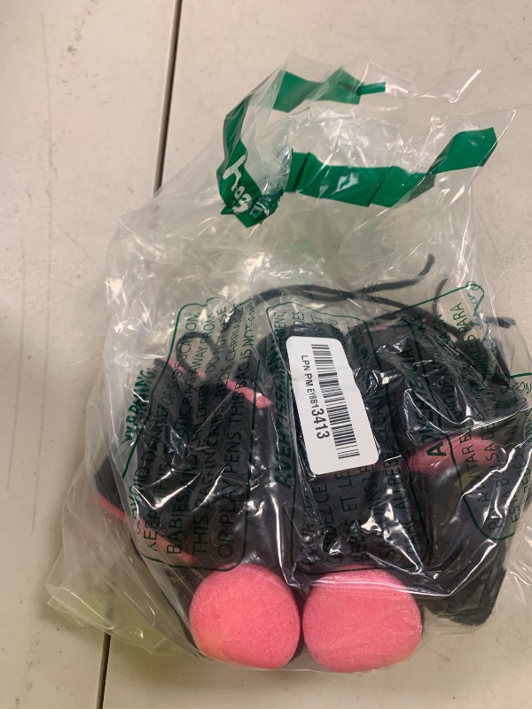 Photo 1 of Cat Wig Funny Cute Cat Costume Hat Hair Roller Accessories Dress Up Clothing Festival Party (Pink Roller)