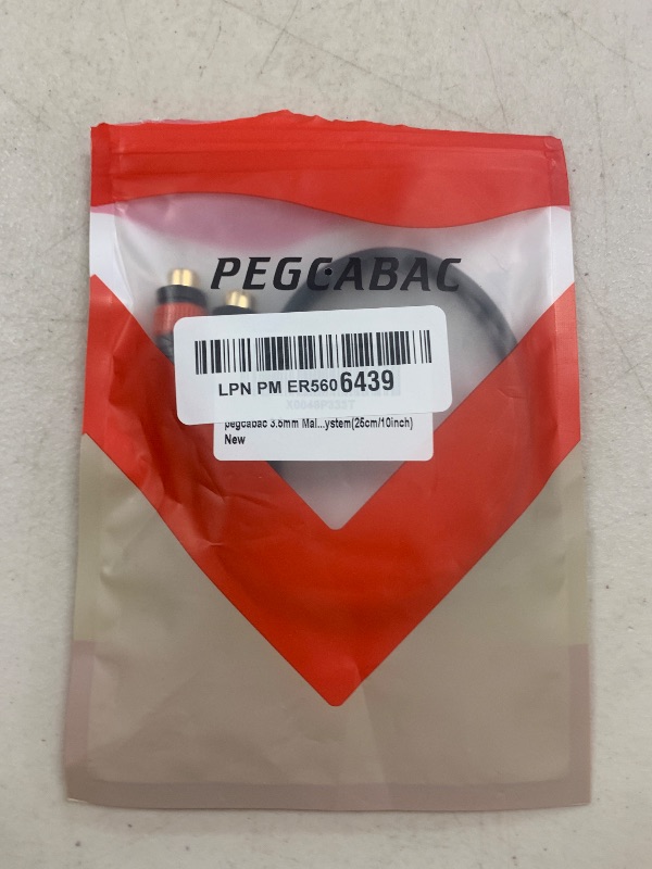 Photo 1 of pegcabac 3.5mm Male to 2RCA Female Adapter Cable, Stereo Audio Y Splitter Cable, 1/8 Male Plug to Dual RCA Female Jack Cord for MP3,Computer,Speaker,HiFi Stereo System(25cm/10inch)
