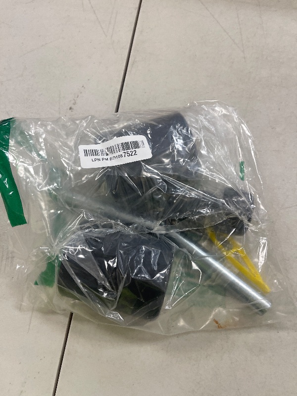 Photo 1 of Pallet Jack/Truck Load Wheels Full Set with Axles and Entry Exit Roller 3" x 3.75" with Bearings ID 20mm Poly Tread Black