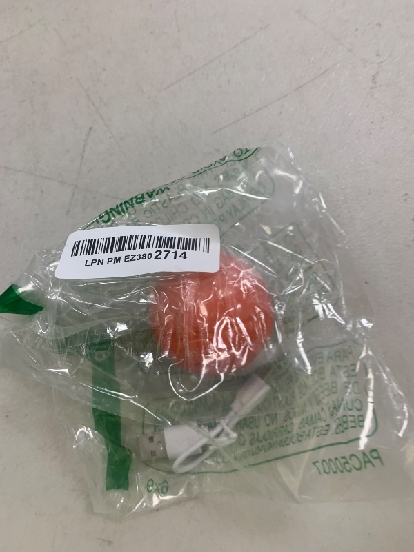 Photo 1 of WLLEADG Shaky Ball Toy - Interactive, Vibrating Ball for Small, Medium & Large Dogs - USB Rechargeable (Orange)