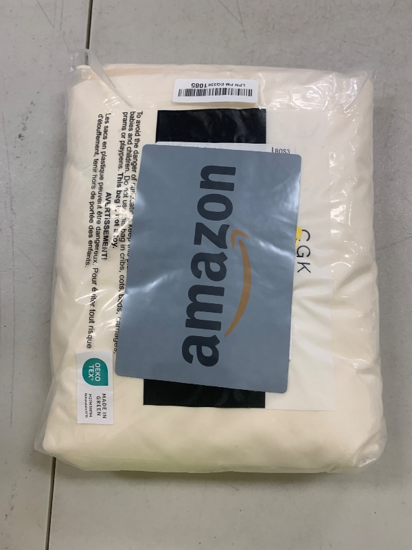 Photo 1 of Twin XL 4 Piece Sheet Set - Cooling Sheets for Hot Sleepers - Hotel Luxury Bedding Set with 8-16 Inch Deep Pockets - 1 Flat & 1 Fitted & 2 Pillowcases - Soft, Easy Care and Wrinkle Free - Off White