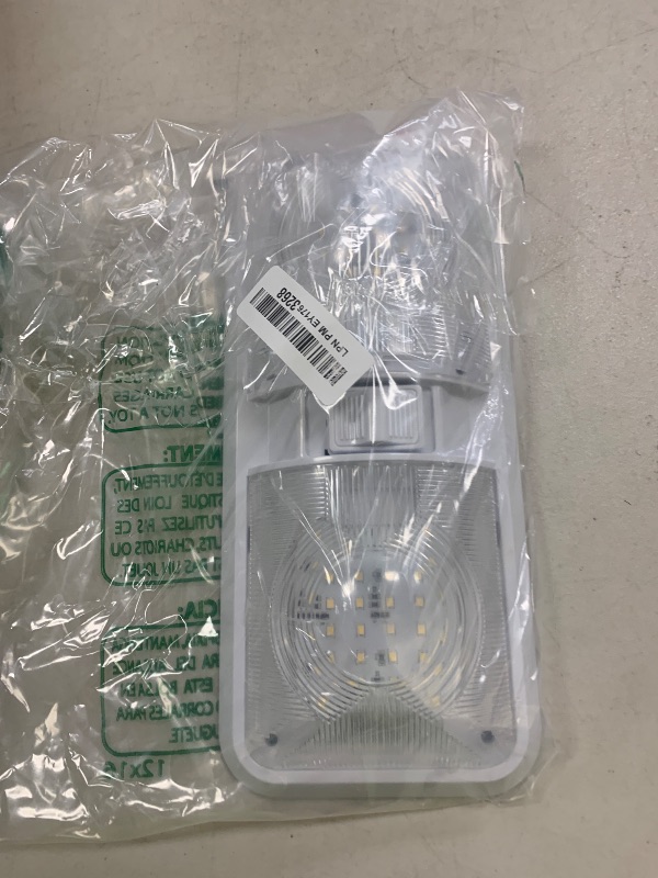Photo 1 of Leisure LED RV LED Ceiling Double Dome Light Fixture with ON/OFF Switch Interior Lighting for Car/RV/Trailer/Camper/Boat DC 12V Natural White 4000-4500K 48X2835SMD Natural White 4000-4500K, (1 Pack)