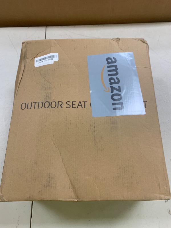 Photo 1 of Cozyide Outdoor Chair Cushions 24x24, Washable Patio Furniture Cushions with Removable Cover, Waterproof Outdoor Deep Seat Cushion Set with Non-Slip Ties and Handle, Beige