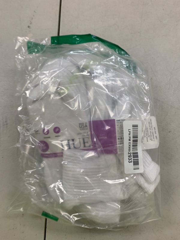 Photo 1 of Hue Women's Mini Crew Sock 6-Pack, White, One Size