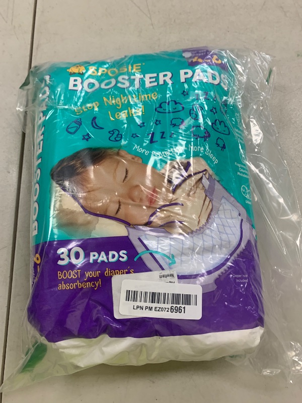 Photo 1 of Sposie Diaper Booster Pads, Size 4-6, 30 Count - Hypoallergenic, Dermatologist and Pediatrician Tested, Fragrance, Latex, Chemical and Cruelty-Free, Made in USA