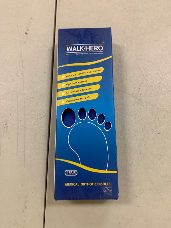 Photo 1 of Plantar Fasciitis Feet Insoles Arch Supports Orthotics Inserts Relieve Flat Feet, High Arch (Mens 6-6 1/2 | Womens 8-8 1/2)