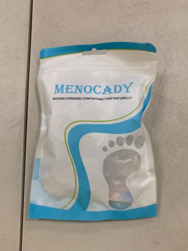 Photo 1 of MENOCADY Pack of 12 Gel Toe Separator, (1/4" Thick) Big Toe Spacers, Single Loop Toe Spreader for Bunions, Overlapping Toe, Corrector and Spacer (Clear)