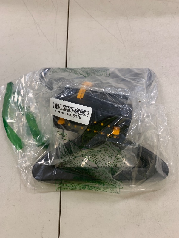 Photo 1 of Melnor 65003-AMZ Mini Oscillating Sprinkler with Product Adapter Watering Set, On Base, Black, Yellow