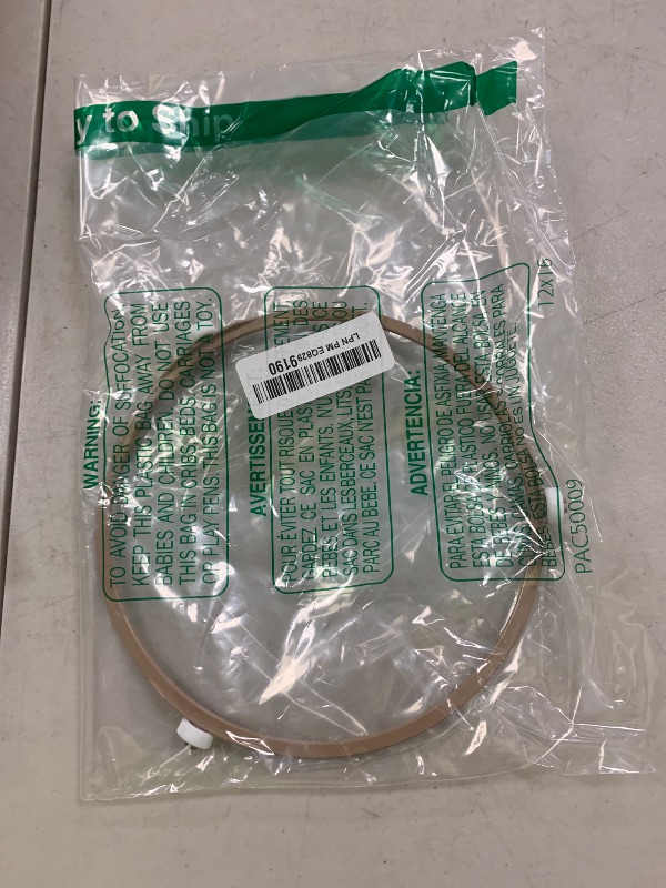 Photo 1 of Microwave Turntable Ring with Swivel Roller Support, Universal Fit for Glass Plate Rotating Tray, Heat Resistant, Enhance Microwave Efficiency (Brown, 7.01 inch)