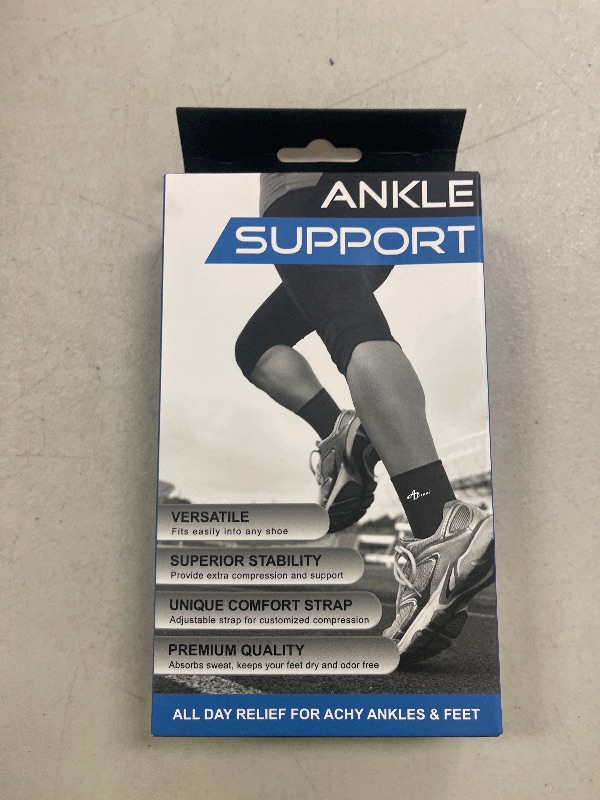 Photo 1 of ABIRAM Ankle Brace for Women & Men, Ankle Compression Sleeve, Foot Sleeve with Wrap, Ankle Support, Foot Brace for Sprained Foot & Arch, Plantar Fasciitis Relief Socks, Achilles Tendonitis, Sports