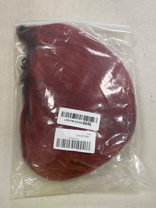 Photo 1 of HH Building Short Layered Curly Anime Fashionable Cosplay Costume Wig Red Hair 12 Inch