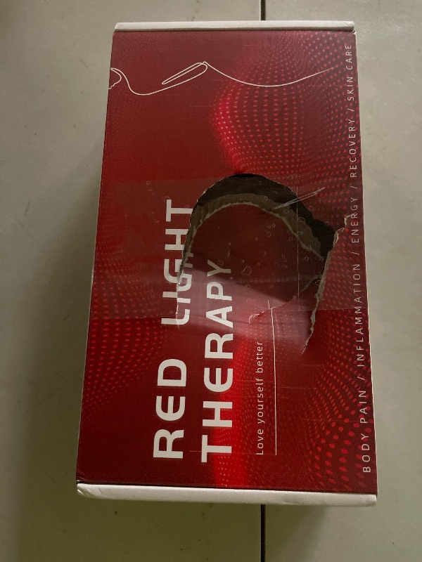 Photo 1 of Red Light Therapy Infrared Light Therapy Pad for Body Pain NIR Deep Therapy for Back Knee Hands Feet Relief Portable 660nm 850nm Home Heating Light Therapy Wrap Belt Gift for Women Men