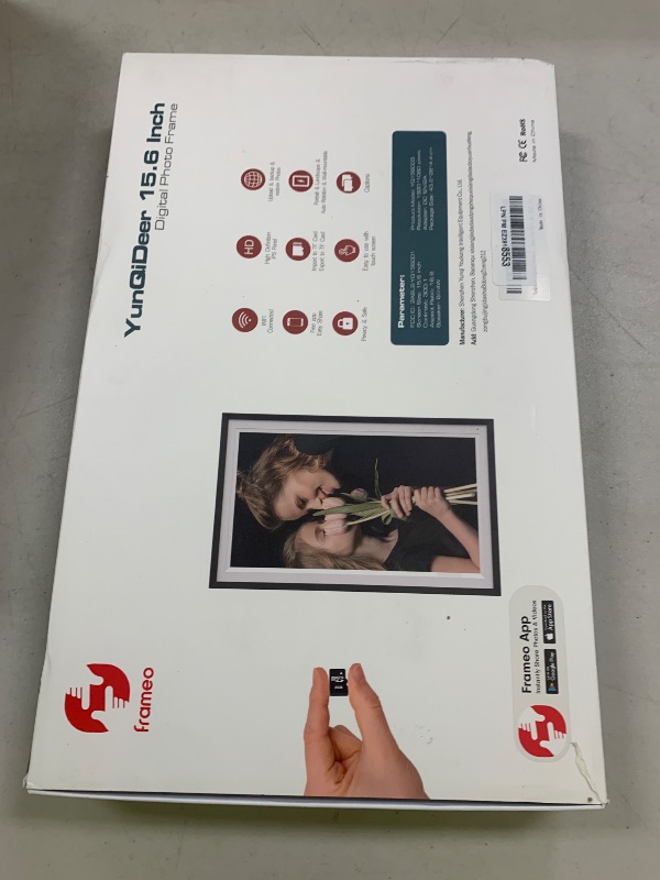 Photo 1 of Digital Picture Frame,15.6 Inch Large Frameo Digital Photo Frame WiFi, 32GB,1920 * 1080 IPS HD Touch Screen,Tabletop&Wall-Mounted,Digital Frame Share Photos and Videos via Frameo App