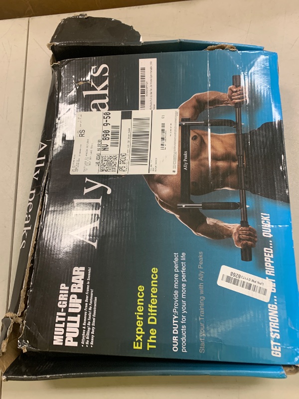 Photo 1 of Ally Peaks Pull Up Bar for Doorway | Thickened Steel Max Limit 440 lbs Upper Body Fitness Workout Bar| Multi-Grip Strength for Doorway | Indoor Chin-Up Bar Fitness Trainer for Home Gym Portable |180
