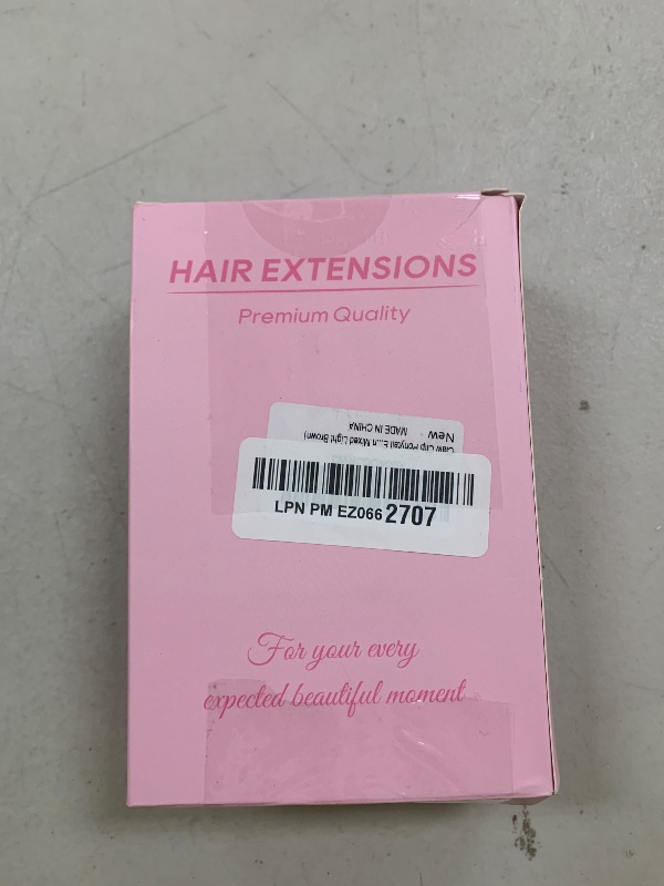 Photo 1 of Claw Clip Ponytail Extension - 10 Inch Short Ponytail Extension, Straight Pony Tails Hair Extensions, Synthetic Hair Extensions Ponytail, Clip On Ponytails for Women (Medium Brown Mixed Light Brown)
