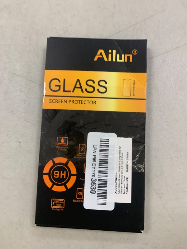 Photo 1 of Ailun Screen Protector Compatible for iPhone 11 / iPhone XR [6.1 Inch], 3 Pack Case Friendly Tempered Glass