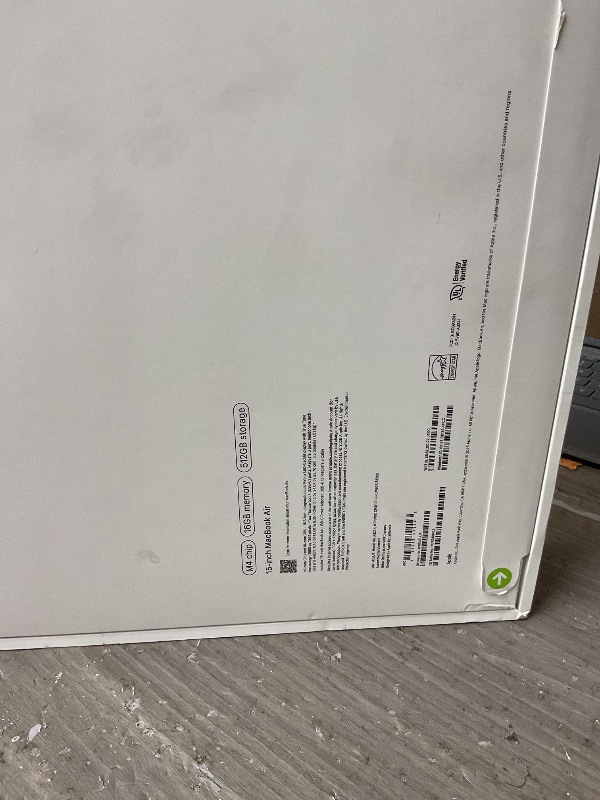 Photo 1 of Apple 2025 MacBook Air 15-inch Laptop with M4 chip: Built for Apple Intelligence, 15.3-inch Liquid Retina Display, 16GB Unified Memory, 512GB SSD Storage, 12MP Center Stage Camera, Touch ID; Midnight