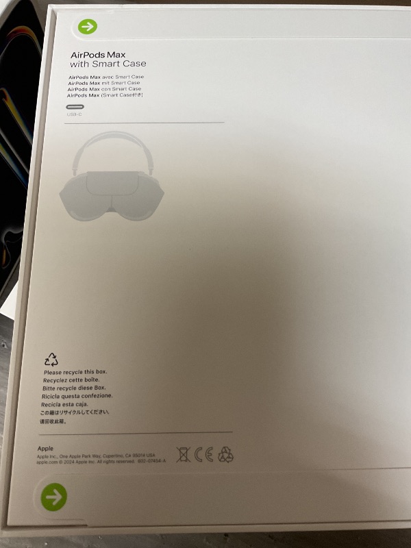 Photo 1 of Apple AirPods Max Wireless Over-Ear Headphones, Pro-Level Active Noise Cancellation, Transparency Mode, Personalized Spatial Audio, USB-C Charging, Bluetooth Headphones for iPhone - Midnight