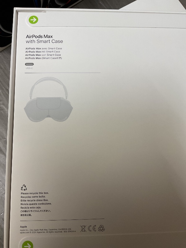 Photo 1 of Apple AirPods Max Wireless Over-Ear Headphones, Pro-Level Active Noise Cancellation, Transparency Mode, Personalized Spatial Audio, USB-C Charging, Bluetooth Headphones for iPhone - Midnight