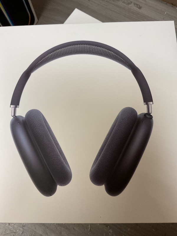 Photo 1 of Apple AirPods Max Wireless Over-Ear Headphones, Pro-Level Active Noise Cancellation, Transparency Mode, Personalized Spatial Audio, USB-C Charging, Bluetooth Headphones for iPhone - Midnight
