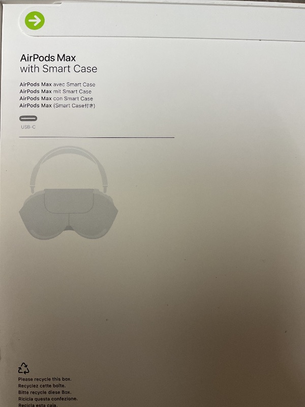 Photo 1 of Apple AirPods Max Wireless Over-Ear Headphones, Pro-Level Active Noise Cancellation, Transparency Mode, Personalized Spatial Audio, USB-C Charging, Bluetooth Headphones for iPhone - Starlight