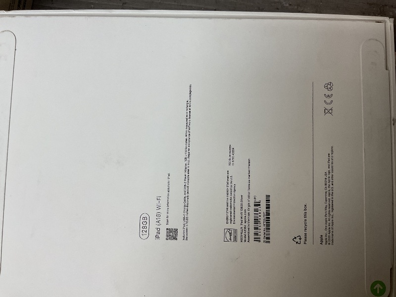 Photo 1 of Apple iPad 11-inch: A16 chip, 11-inch Model, Liquid Retina Display, 128GB, Wi-Fi 6, 12MP Front/12MP Back Camera, Touch ID, All-Day Battery Life — Silver