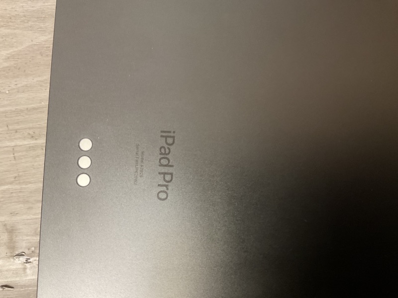 Photo 1 of Apple iPad Pro 13-Inch (M4): Built for Apple Intelligence, Ultra Retina XDR Display, 512GB, 12MP Front/Back Camera, LiDAR Scanner, Wi-Fi 6E, Face ID, All-Day Battery Life — Space Black