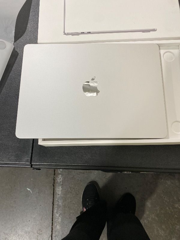 Photo 1 of Apple 2025 MacBook Air 13-inch Laptop with M4 chip: Built for Apple Intelligence, 13.6-inch Liquid Retina Display, 16GB Unified Memory, 256GB SSD Storage, 12MP Center Stage Camera, Touch ID; Silver