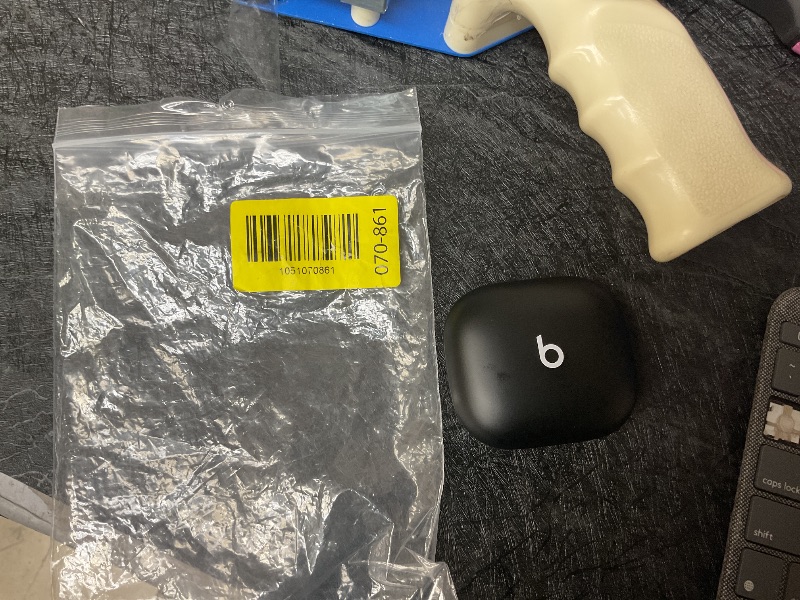 Photo 1 of Beats Powerbeats Fit - Wireless Noise Cancelling Workout Earbuds with Secure-Fit Wingtips, Up to 30-Hour Battery Life, Sweat & Water Resistant, Apple & Android Compatible - Jet Black