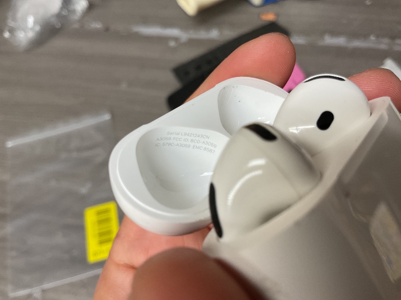 Photo 1 of Apple AirPods 4 Wireless Earbuds, Bluetooth Headphones, with Active Noise Cancellation, Adaptive, Transparency Mode, Personalized Spatial Audio, USB-C Charging Case, Wireless Charging, H2 Chip