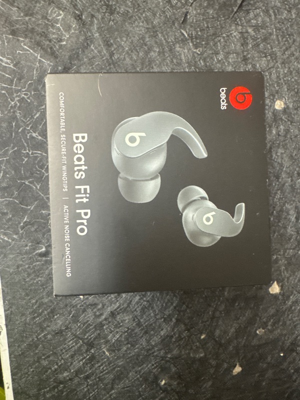 Photo 1 of Beats Fit Pro (1st Gen) - True Wireless Noise Cancelling Earbuds - Active Noise Cancelling - Sweat Resistant Earphones, Compatible with Apple & Android, Class 1 Bluetooth® - Sage Gray