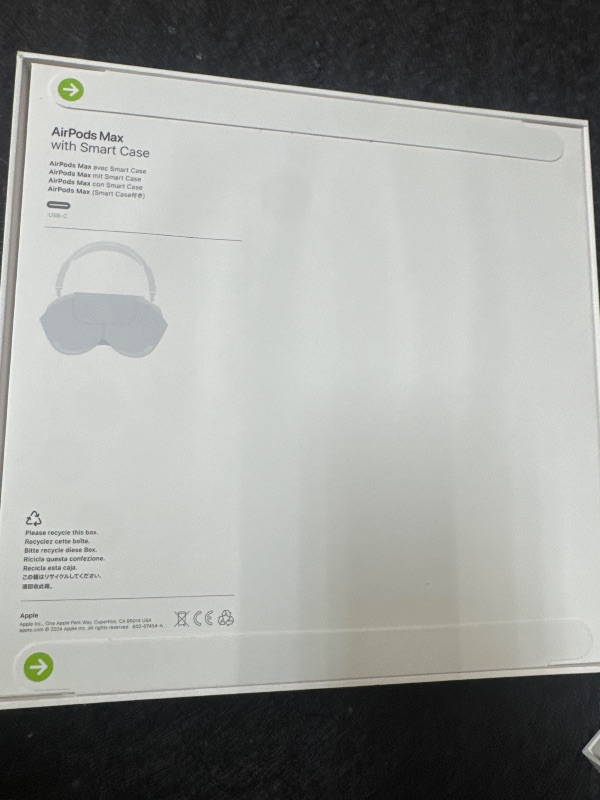 Photo 1 of Apple AirPods Max Wireless Over-Ear Headphones, Pro-Level Active Noise Cancellation, Transparency Mode, Personalized Spatial Audio, USB-C Charging, Bluetooth Headphones for iPhone - Midnight