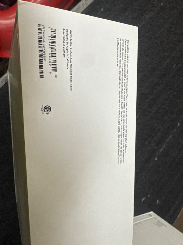 Photo 1 of Apple AirPods Max Wireless Over-Ear Headphones, Pro-Level Active Noise Cancellation, Transparency Mode, Personalized Spatial Audio, USB-C Charging, Bluetooth Headphones for iPhone - Midnight