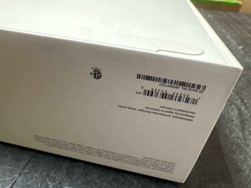 Photo 1 of Apple AirPods Max Wireless Over-Ear Headphones, Pro-Level Active Noise Cancellation, Transparency Mode, Personalized Spatial Audio, USB-C Charging, Bluetooth Headphones for iPhone - Midnight