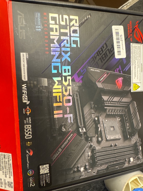 Photo 1 of ASUS ROG Strix B550-F Gaming WiFi II AMD Socket AM4 ATX DDR4 Motherboard