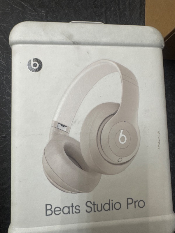 Photo 1 of Beats Studio Pro-Premium Wireless Over-Ear Headphones- Up to 40-Hour Battery Life, Active Noise Cancelling, USB-C Lossless Audio, Apple & Android Compatible- Sandstone