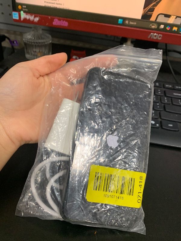 Photo 1 of Apple iPhone 11, 64GB, Black - locked (Renewed)