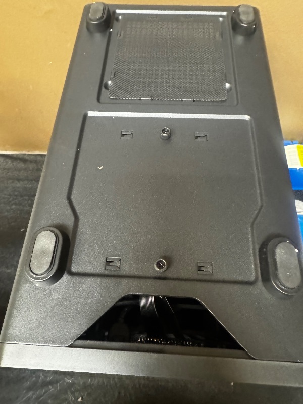 Photo 1 of **DAMAGED** Lian Li A3-mATX PC Case - Glass Edition - Micro ATX Case - Supports 360mm AIO Cooler & 415mm GPU - Wood Front Panel & Side Tempered Glass Panel - No Fans Included - Black (A3X-WDG)