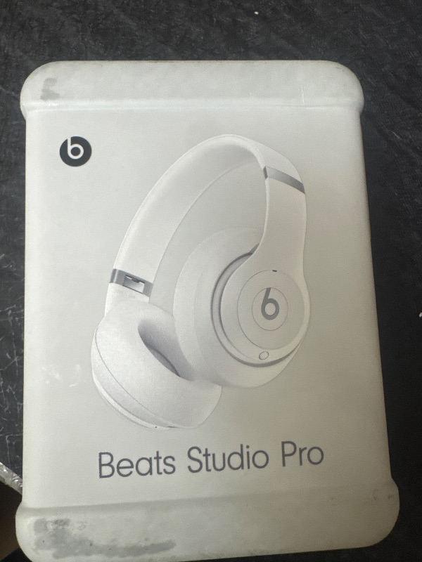Photo 1 of Beats Studio Pro - Premium Wireless Over-Ear Headphones- Up to 40-Hour Battery Life, Active Noise Cancelling, USB-C Lossless Audio, Apple & Android Compatible - Matte White