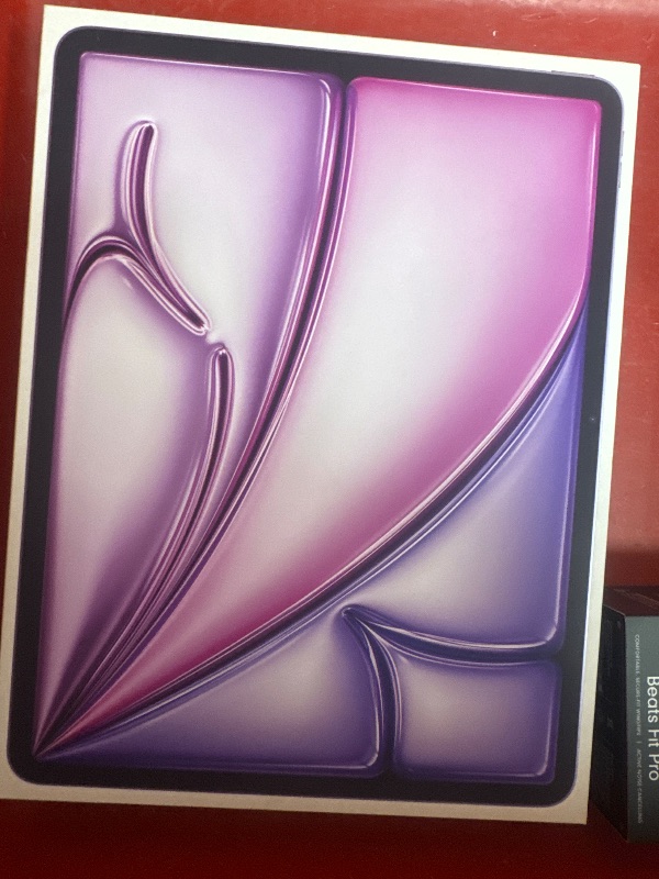 Photo 1 of Apple iPad Air 13-inch with M3 chip Built for Apple Intelligence, Liquid Retina Display, 256GB, 12MP Front/Back Camera, Wi-Fi 6E, Touch ID, All-Day Battery Life — Purple