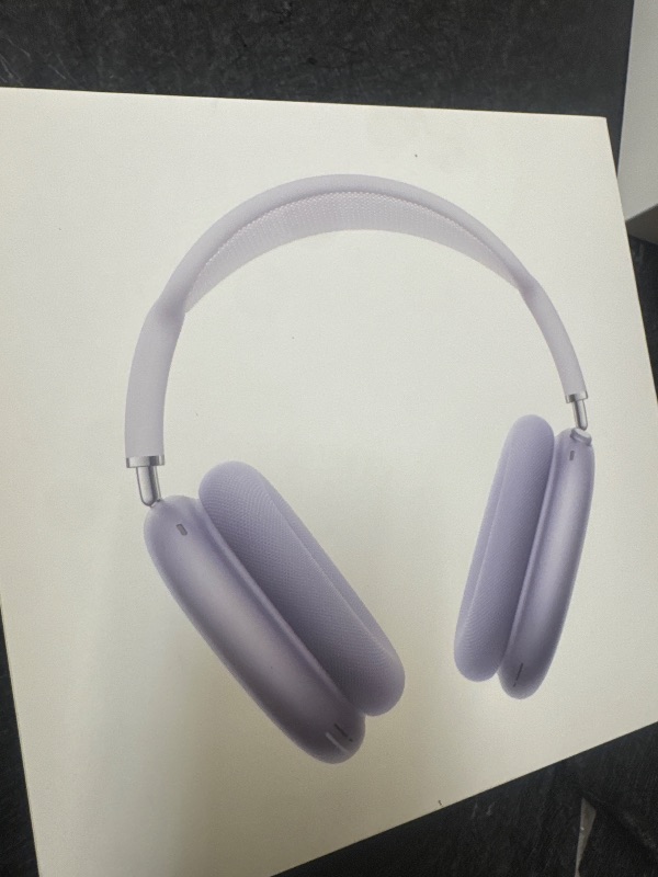 Photo 1 of Apple AirPods Max Wireless Over-Ear Headphones, Pro-Level Active Noise Cancellation, Transparency Mode, Personalized Spatial Audio, USB-C Charging, Bluetooth Headphones for iPhone - Purple