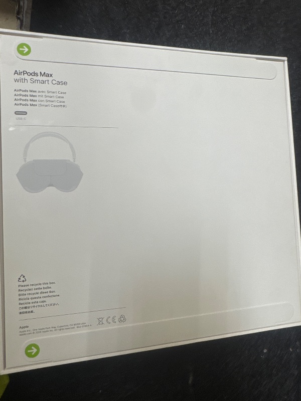 Photo 1 of Apple AirPods Max Wireless Over-Ear Headphones, Pro-Level Active Noise Cancellation, Transparency Mode, Personalized Spatial Audio, USB-C Charging, Bluetooth Headphones for iPhone - Midnight